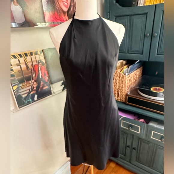 reformation black backless dress Reformation black backless dress